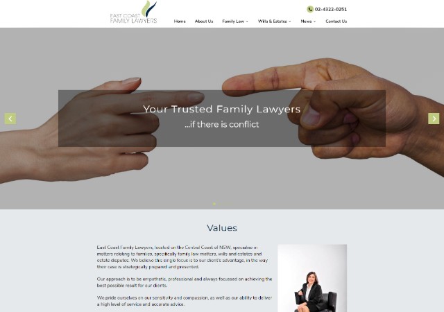 East Coast Family Law Website Home